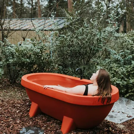 Tiny House Miyo - Welness In The Woods With Garden Tub Holiday home Nunspeet