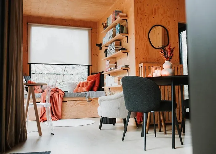 Сasa de vacaciones Tiny House Miyo - Welness In The Woods With Garden Tub